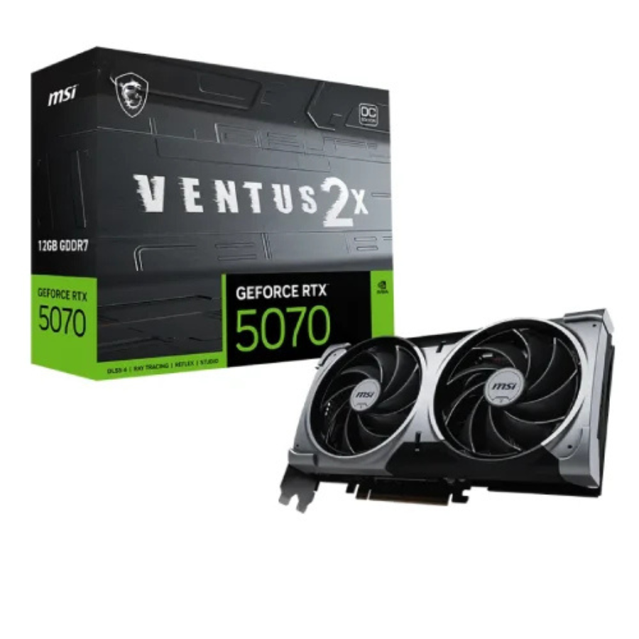 MSI RTX 5070 DDR7 2X OC 12GB PCI EXPRESS CARD (GRAPHICS CARD)